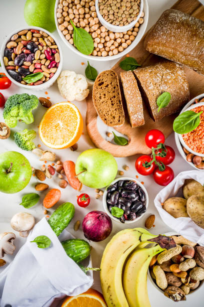 istock Good carbohydrate fiber rich food 1127528158