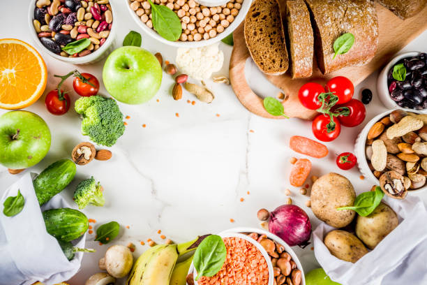 istock Good carbohydrate fiber rich food 1127528188