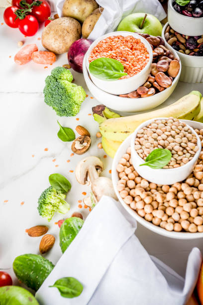 istock Good carbohydrate fiber rich food 1127528725