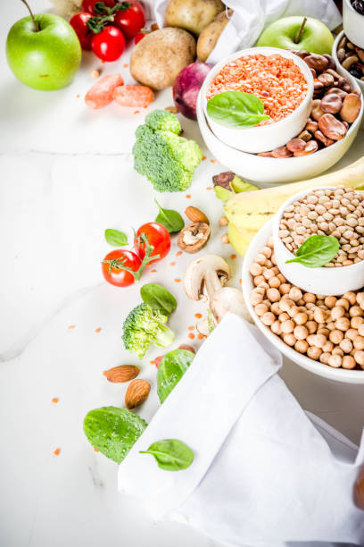 istock Good carbohydrate fiber rich food 1127528757