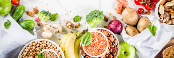 istock Good carbohydrate fiber rich food 1127528769