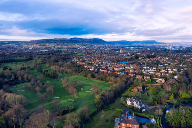 istock High Angle Shot Of Townscape Against Sky 1127530009