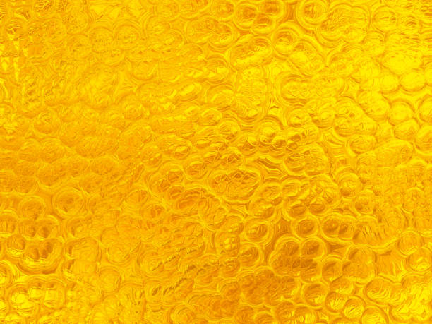 istock Yellow Gold Bubble Bead Foam Pattern Abstract Reptile Dinosaur Lizard Snake Skin Luxury Texture Party Invitation Background Retro Style 1127532209