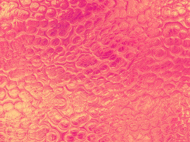 Pink Gold Bubble Foam Bead Pattern Abstract Reptile Dinosaur Lizard Snake Skin Luxury Texture Party Invitation Background Retro Style