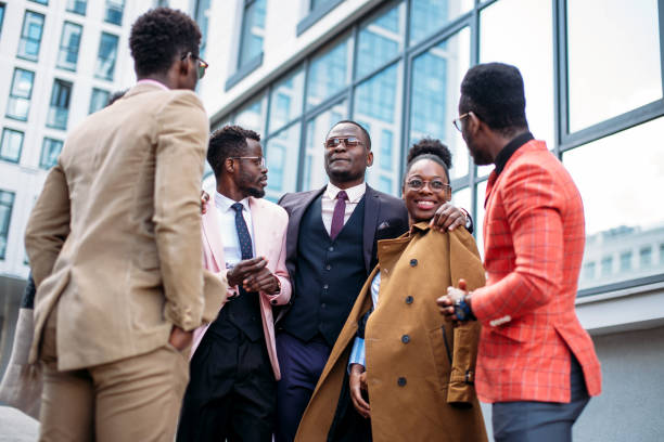 istock leader is hugging his team as they have done a good work 1127533104