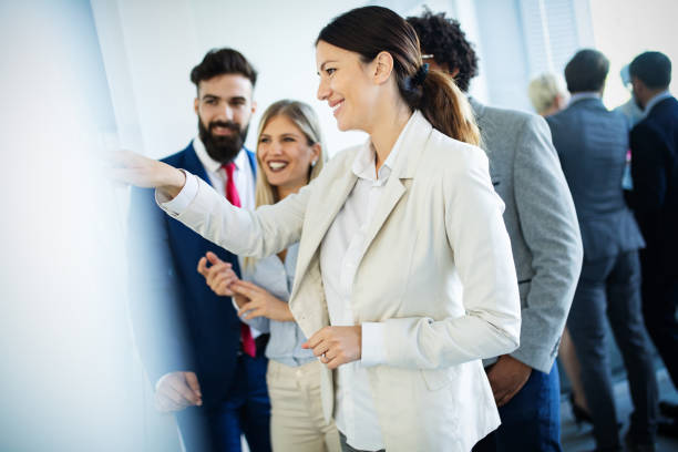 istock Business people conference in modern meeting room 1127535745