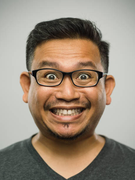 istock Real malaysian adult man with very excited expression 1127535751