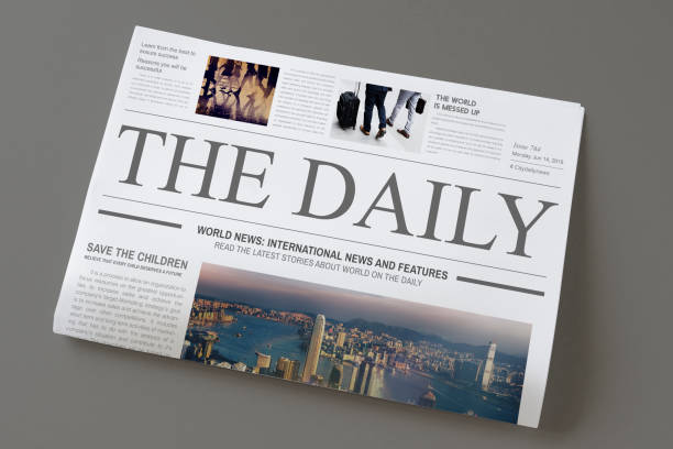istock The daily news newspaper mockup 1127536622