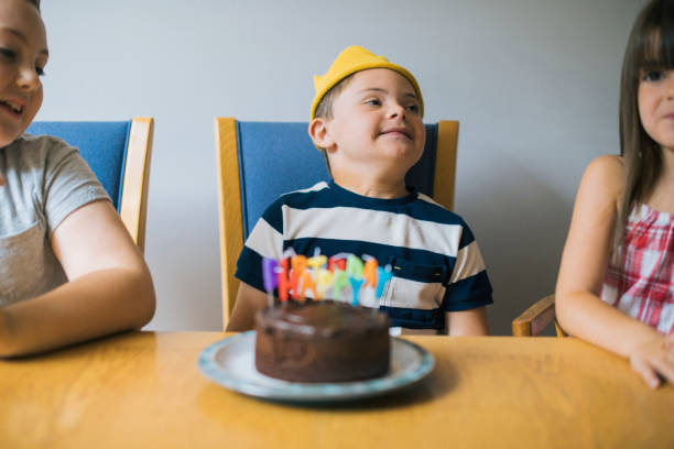 istock Cute boy celebrating his birthday 1127538667