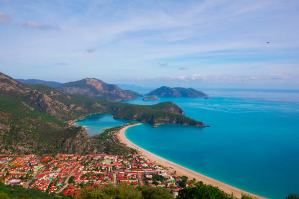 istock Oludeniz Bay view in Fethiye Town 1127538891