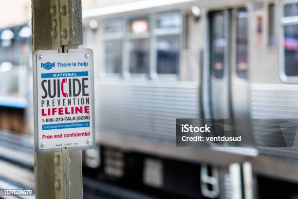 Suicide Prevention In The Subway Station Stock Photo - Download Image Now - Suicide, Customer Service Representative, Prevention