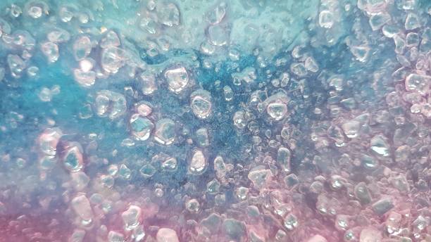 istock Blue abstract background comprised of salt crystals 1127540115