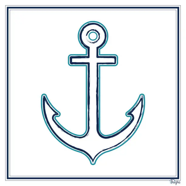 Vector illustration of Ship's Anchor