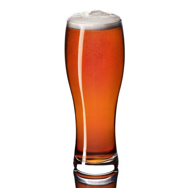 istock Glass of beer isolated on white 1127548166