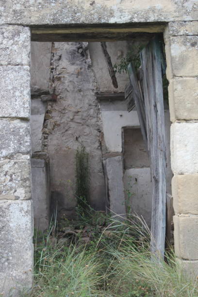 istock Abandoned Stone Doorway, France 1127548882
