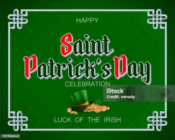 Saint Patricks Day Republic Of Ireland National Holiday Stock Illustration - Download Image Now