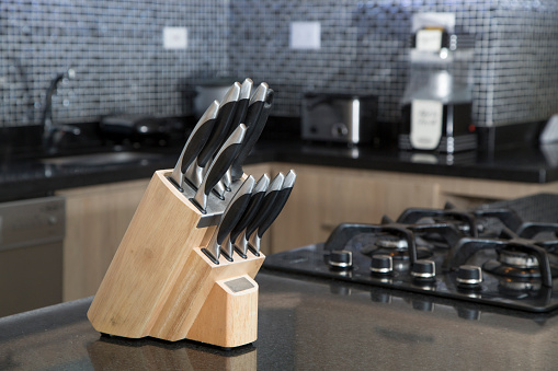 Set de cuchillos para cocina photo