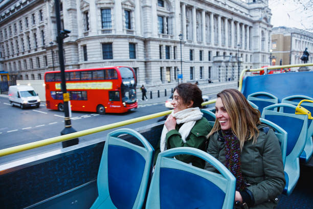 istock Tourists take a bus tour in London 1127560940
