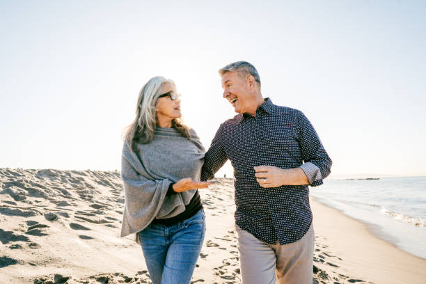 istock Seniors on the beach 1127562990