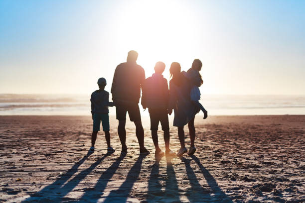 istock Whatever the tide, family stay by each other’s side 1127563619