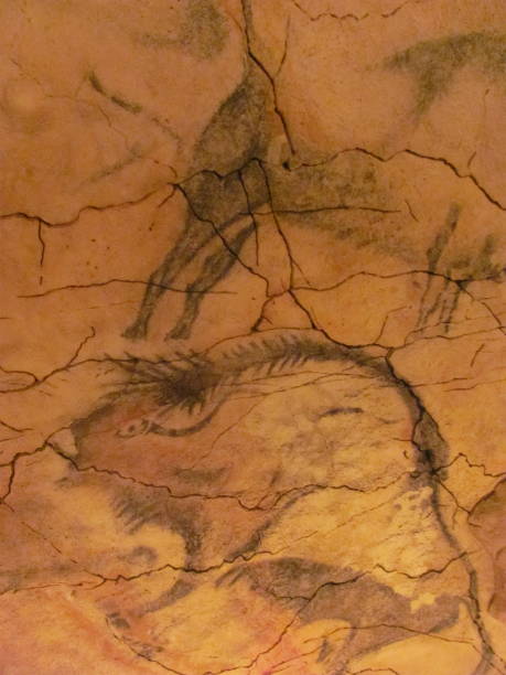 istock Cave painting mural in northern Spain 1127570693