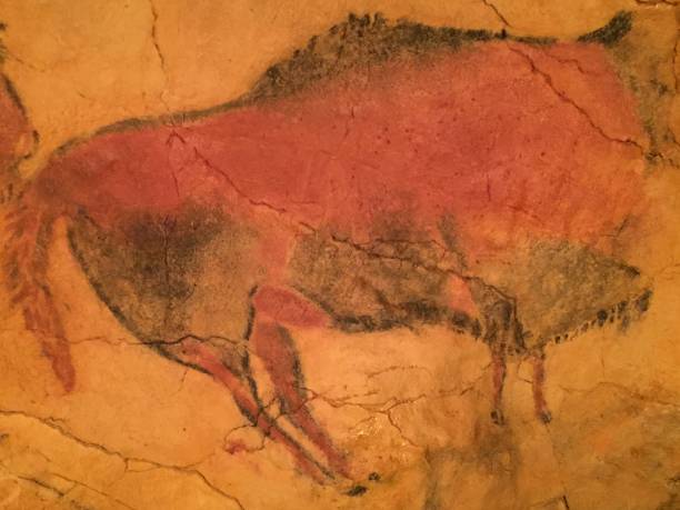 istock Cave painting mural in northern Spain 1127570710