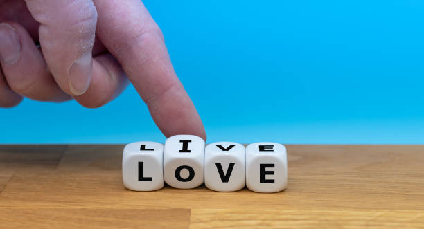 istock Hand flips a dice and changes the word 