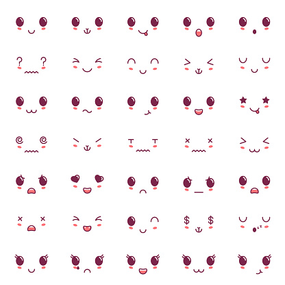 Cute Kawaii Faces Kawaii Expressions Emoticons Japanese Kawaii Emoji Stock Illustration - Download Image Now - iStock Cute Kawaii Faces Kawaii Expressions Emoticons Japanese Kawaii Emoji Stock Illustration - Download Image Now - iStock