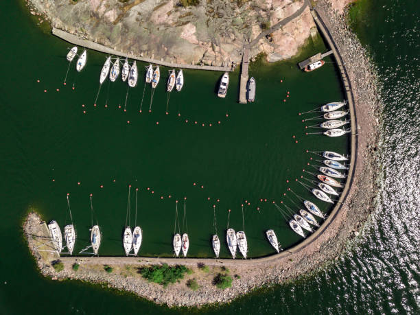 istock Aerial view of pier 1127589037
