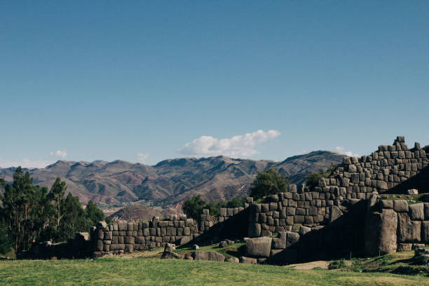 sacsayhuaman, peru ruins of sacsayhuaman, near cusco, peru. ruína antiga stock pictures, royalty-free photos & images