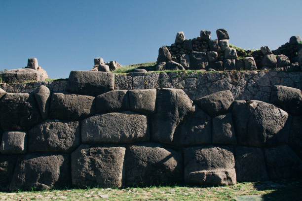 sacsayhuaman, peru ruins of sacsayhuaman, near cusco, peru. ruína antiga stock pictures, royalty-free photos & images