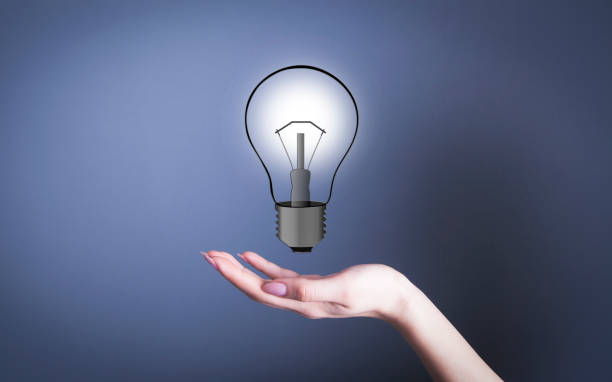 istock businesswoman lamps idea 1127589997