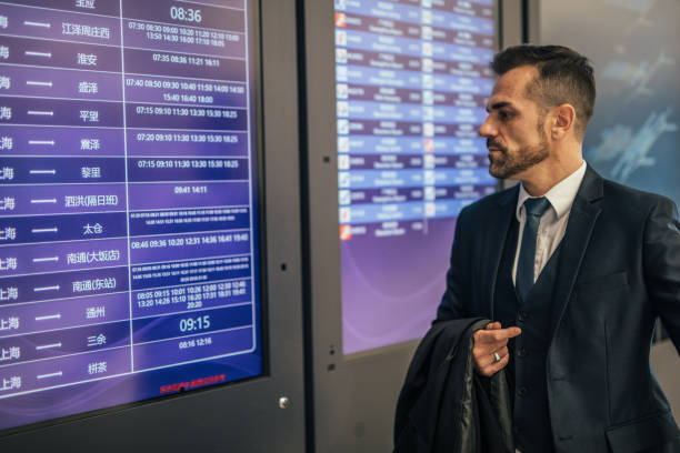 istock Businessman at the airport 1127602842