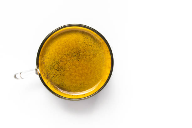 istock cup of espresso coffee on white background 1127605273