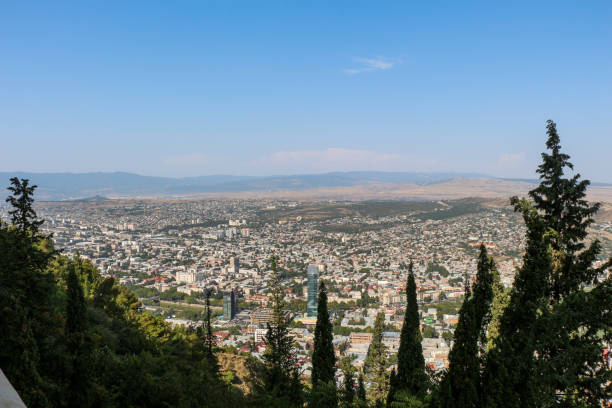 istock Beautiful panoramic view of Tbilisi 1127610702