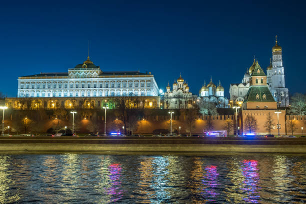 istock Grand Kremlin Palace, Moscow. Evening view. 1127611848