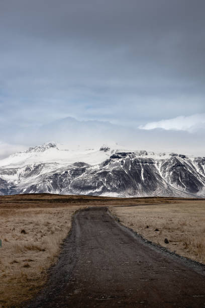 istock Iceland - April 2017 - Road in Iceland 1127611993