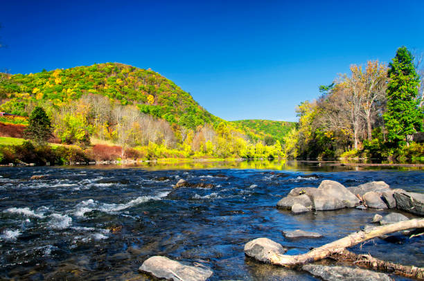 istock Housatonic River in Sharon Connecticut Autumn 1127613132
