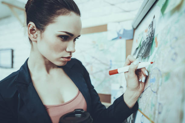 istock Detective is Working in Private Detective Agency 1127614583