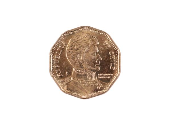 istock A Chilean fifty peso coin isolated on a white background 1127614738