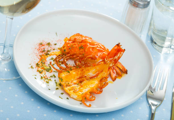 istock Grilled cut shrimps 1127614798