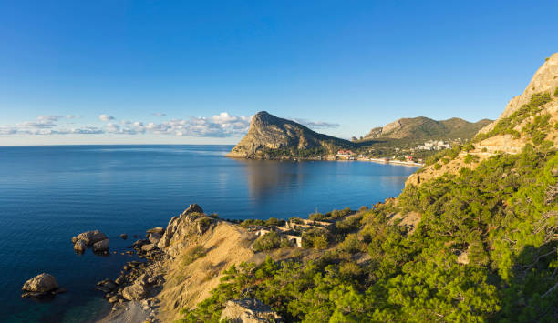 istock Beautiful bay on the Crimean coast. 1127617626