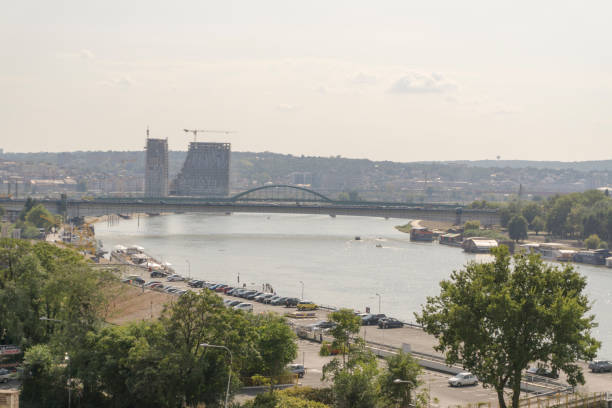 istock The confluence of the rivers Sava and Danube, Belgrade 1127620360