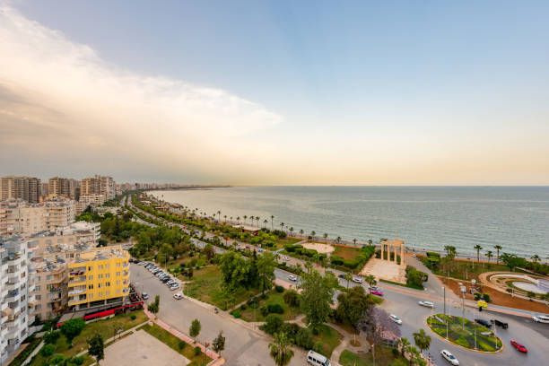 Mersin - Turkey. May 02, 2018. Mersin city view. stock photo