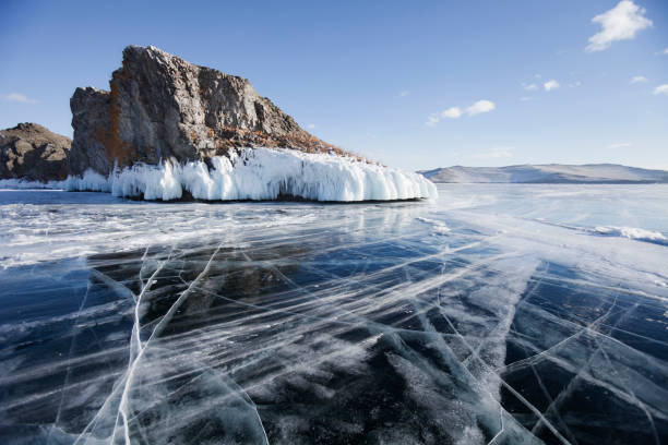 istock Mare head Cape, Lake Baikal, Olkhon island 1127621546