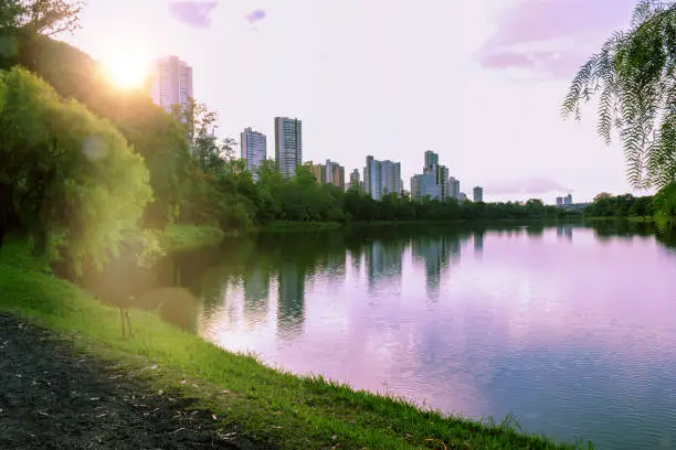 Photo taken during sunset in the city where I live, Londrina, Brazil. Post processing Lightroom and Photoshop.
