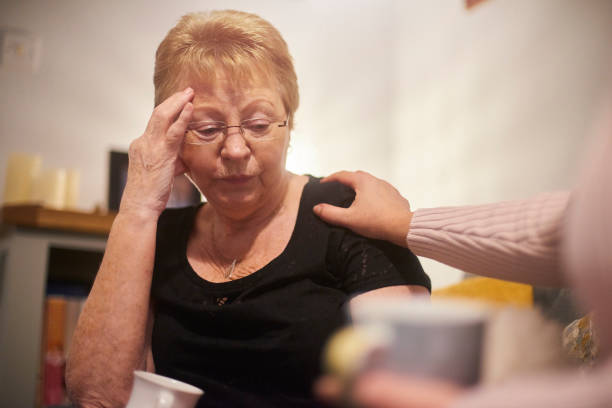 istock Upset senior woman 1127622961