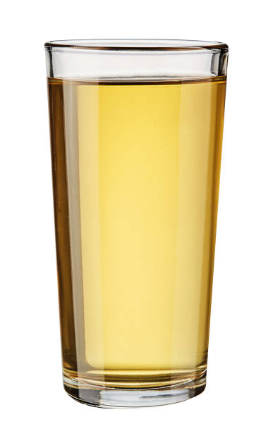 istock Glass apple juice isolated on white background. 1127624152