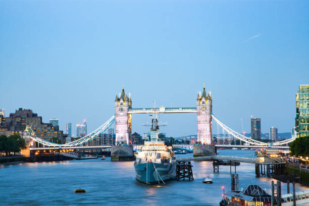 istock tower bridge at night, London, UK 1127637061