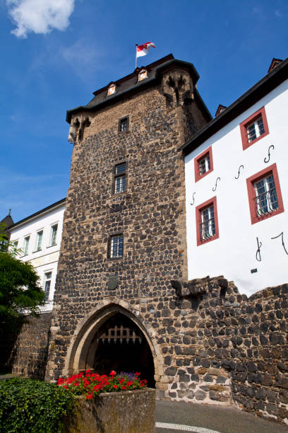 istock Rheintor City Gate at Linz am Rhein in Germany 1127637287